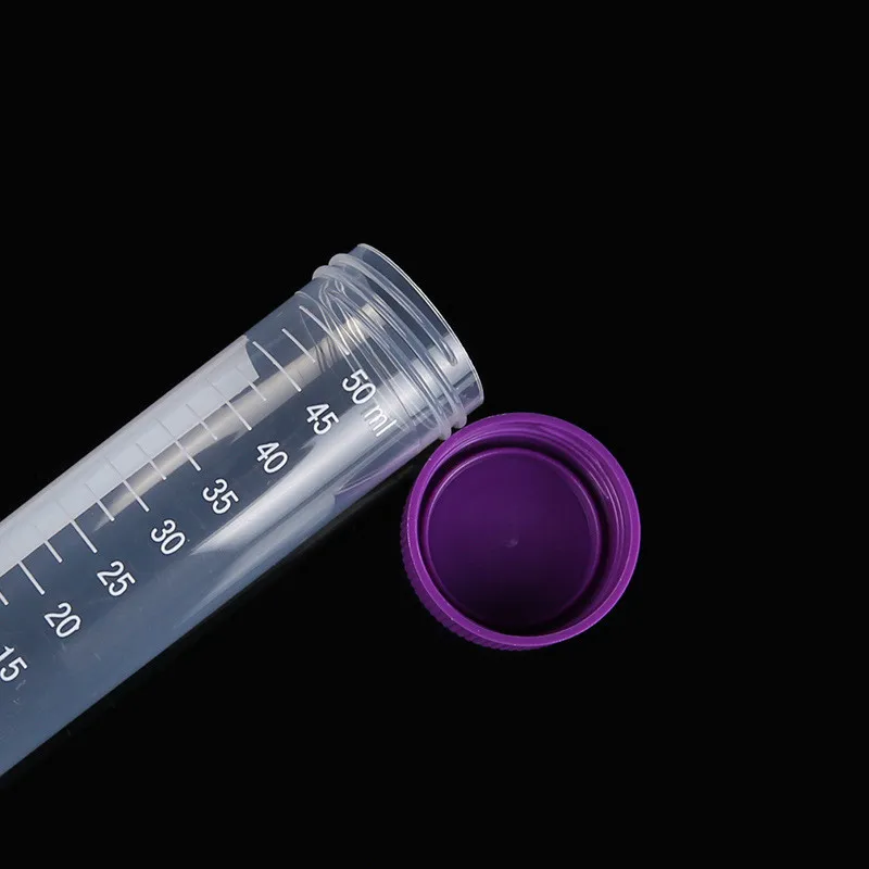 Стерильная пластиковая центрифужная трубка 50 мл пробирка с винтовой крышкой