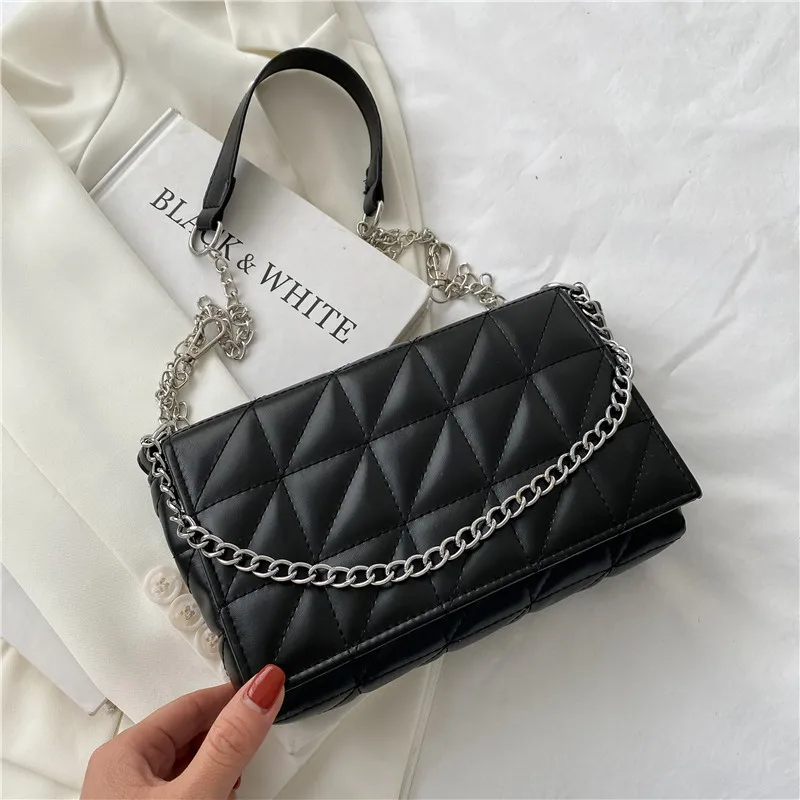 

2021 Fashion Plaid Crossbody Bags For Women Chain Strap Shoulder Bag Designer Handbags And Purses Casual Ladies Messenger Bags