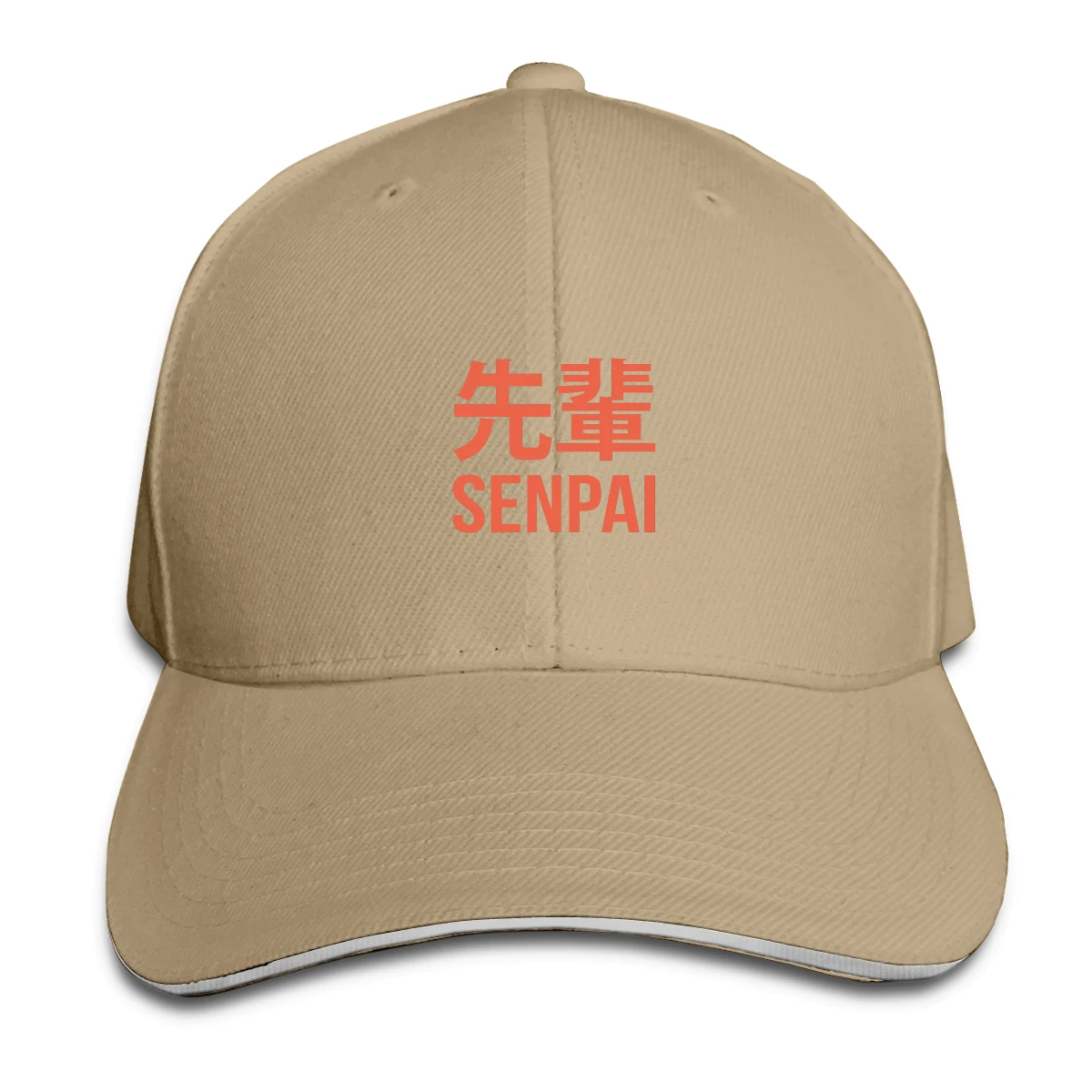 

Mens Womens Fashion Japanese Streetwear SENPAI custom Print Baseball Cap Adjustable Unisex Hip Hopnapback Casua Cap Hats