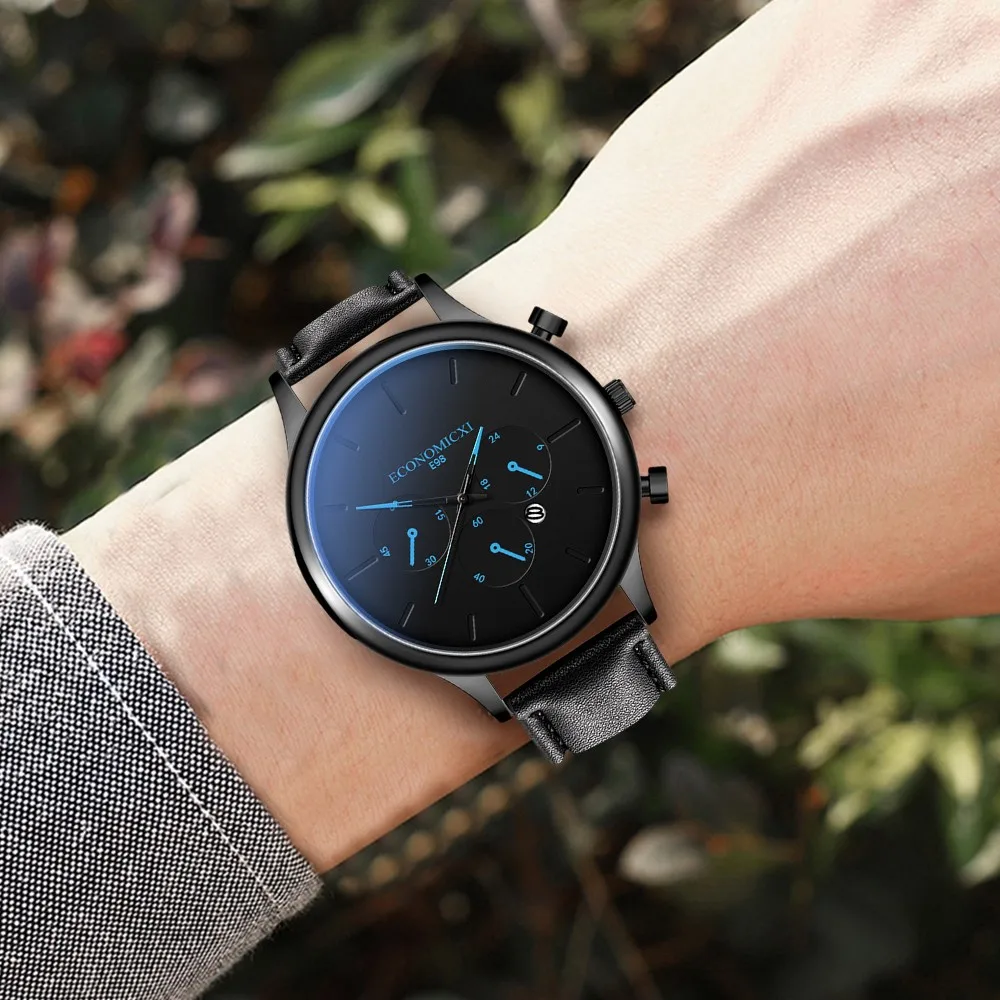 Мужские и женские Аналоговые кварцевые наручные часы из нержавеющей стали с