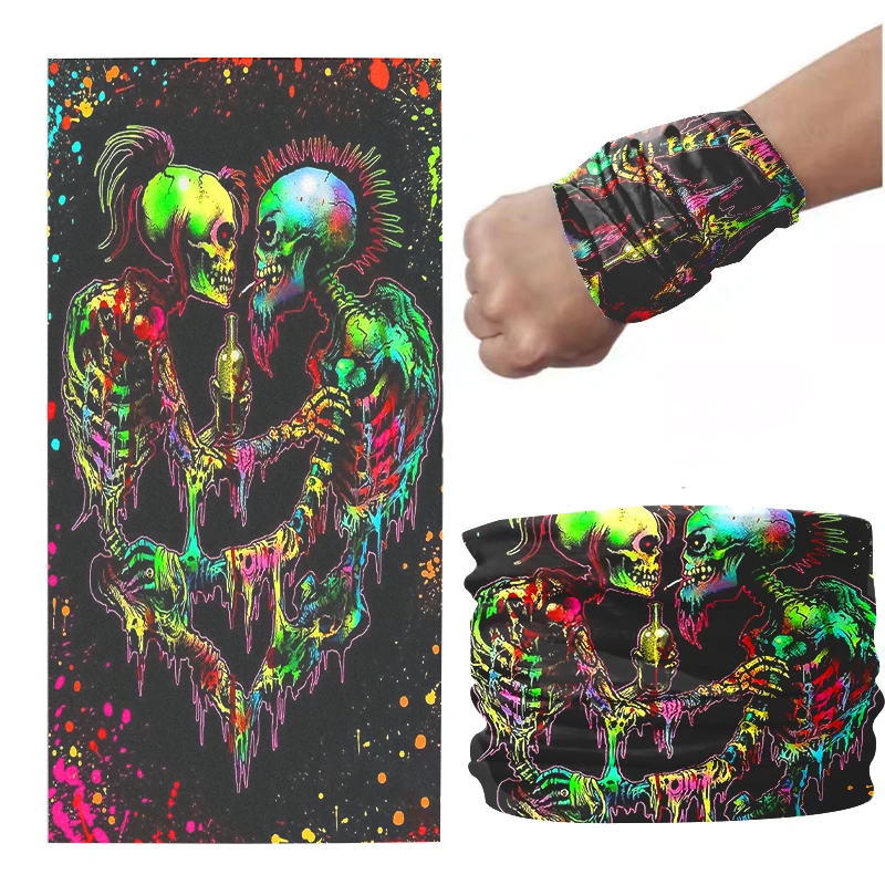 Летний женский шарф-кольцо велосипедный головной убор бесшовный шейный Гетр