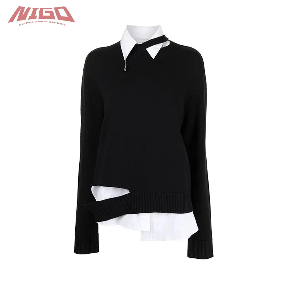 

NIGO Ms 21ss вязаный свитер костюм из двух частей # nigo55551