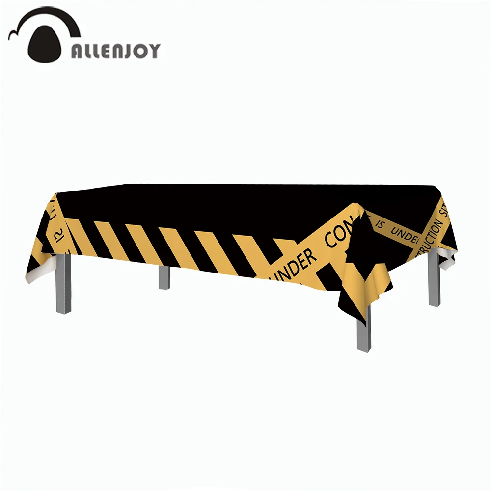 Allenjoy строительные скатерти товары для дня рождения водонепроницаемый детский