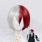 HAIRJOY синтетические волосы мой герой Boku без герой Todoroki шото Косплэй парик 3 вида стилей