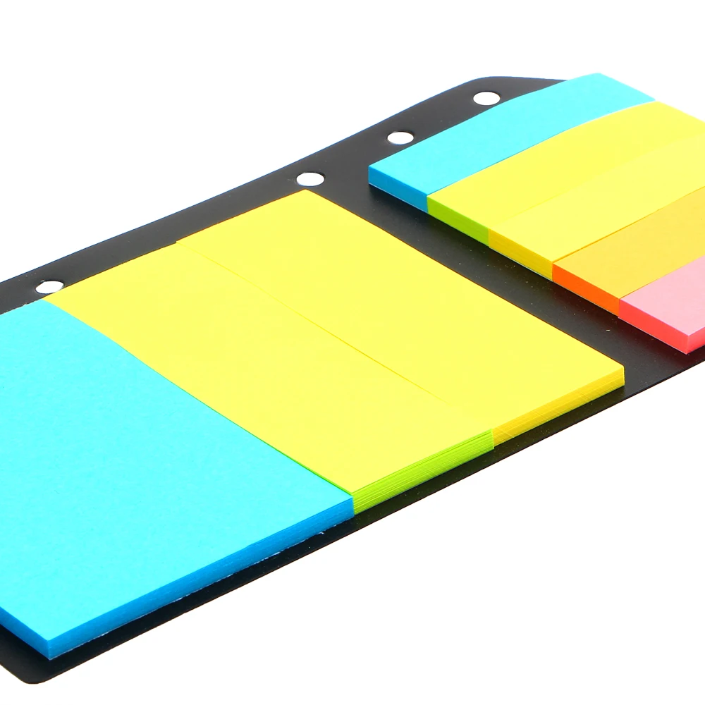5 Color Cute 120 Pages Plastic Sticker Bookmark Point Marker Memo Flags Sticky Notes Office School Stationary |