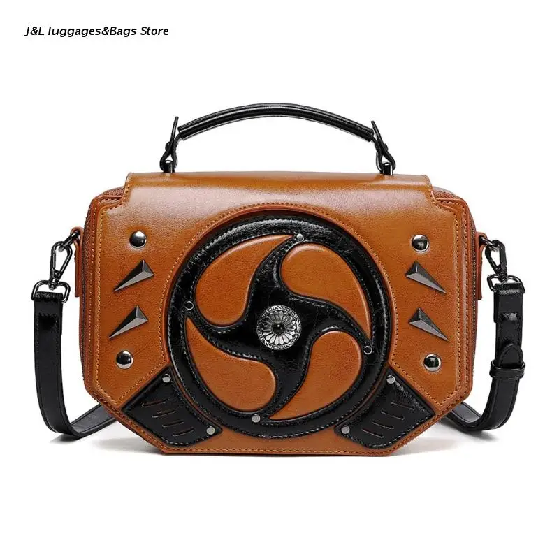 

M68C сумка через плечо винтажная кожаная сумка через плечо для женщин сумка с верхней ручкой модная сумка-мессенджер с регулируемым ремешком