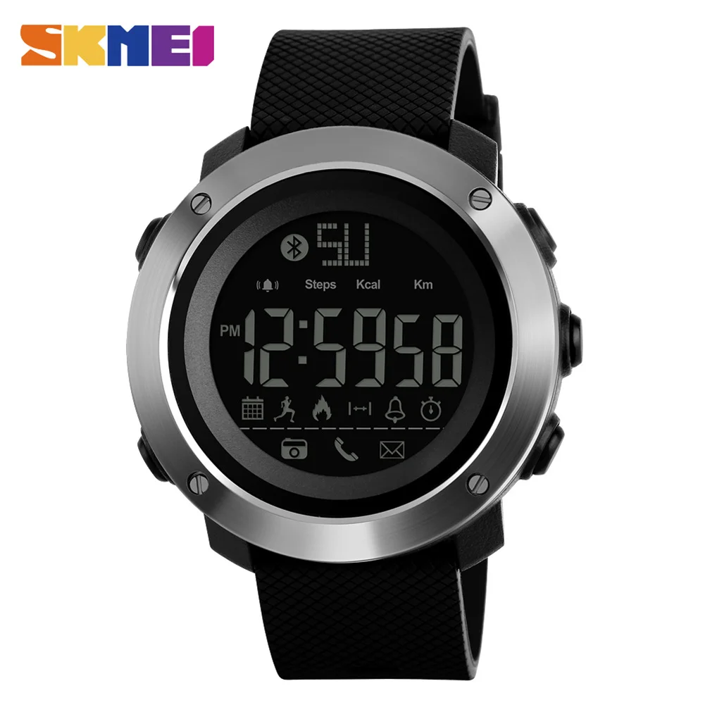 

Fashion Men Women Smart Watch SKMEI Luxury Bluetooth Camera Pedometer Sports Watches for Android IOS System Digital Wristwatch
