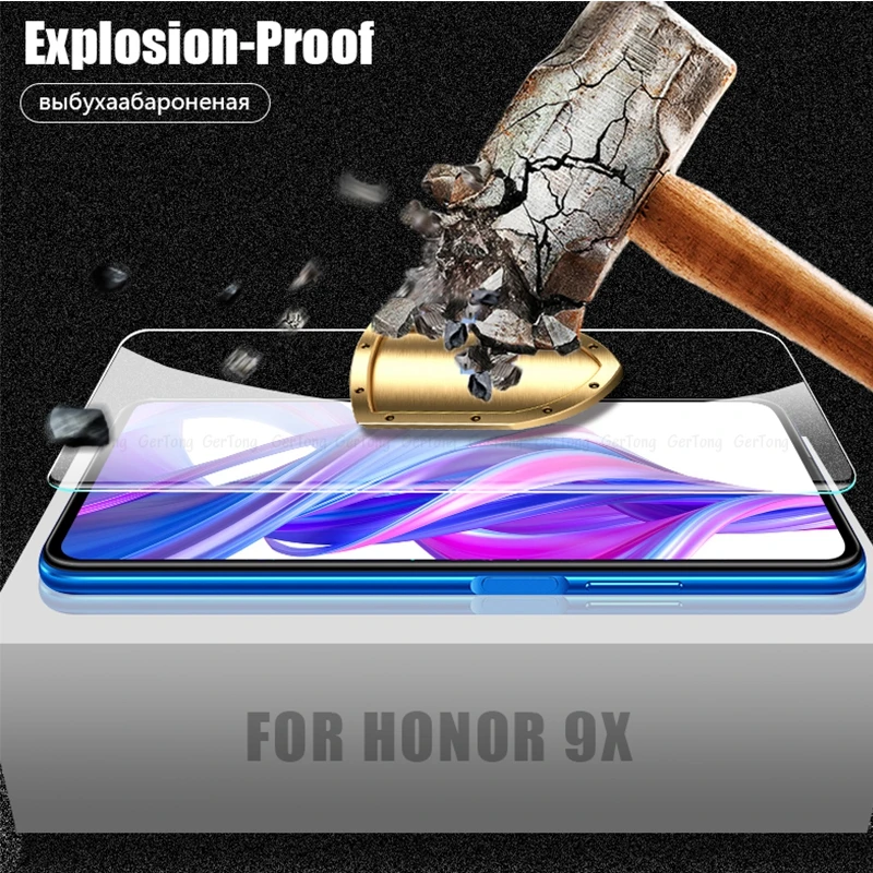 Tempered Glass For Huawei Honor 9x Pro Screen Protector 2.5D 9H Premium 9xPro Protective Film | Мобильные телефоны и