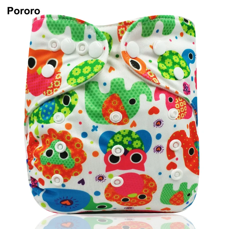 Бренд Pororo 1 шт. водонепроницаемый детский подгузник с цифровым принтом один