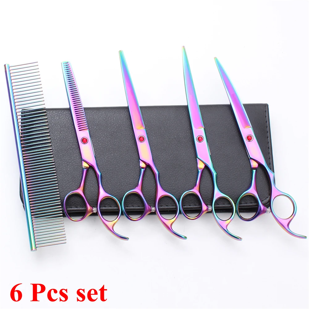 7 0 набор ножниц для собак из нержавеющей стали ножницы стрижки волос животных