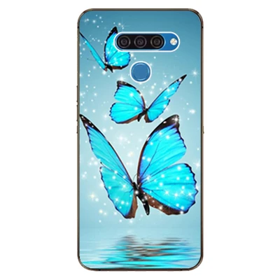 Для LG Q60 чехол роскошный чехол из ТПУ и силикона чехол s для LG K50 Телефон задняя крышка для LG Q 60 Funda Coque для LG V50/V50 ThinQ - Цвет: 7