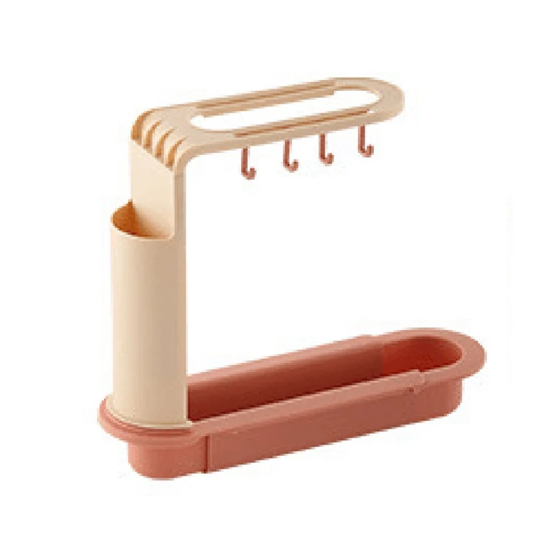 

Telescopic Sink Bracket Extendable Kitchen Sink Storage Rack Hanging Basket Sink Shelf