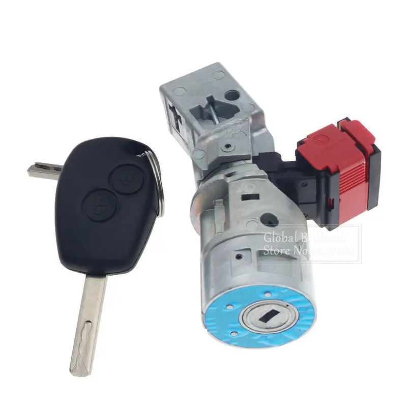 Замок зажигания Стартер переключатель + ключ для Renault Vauxhall Fiat 2005-2012 8200214168 7701208408