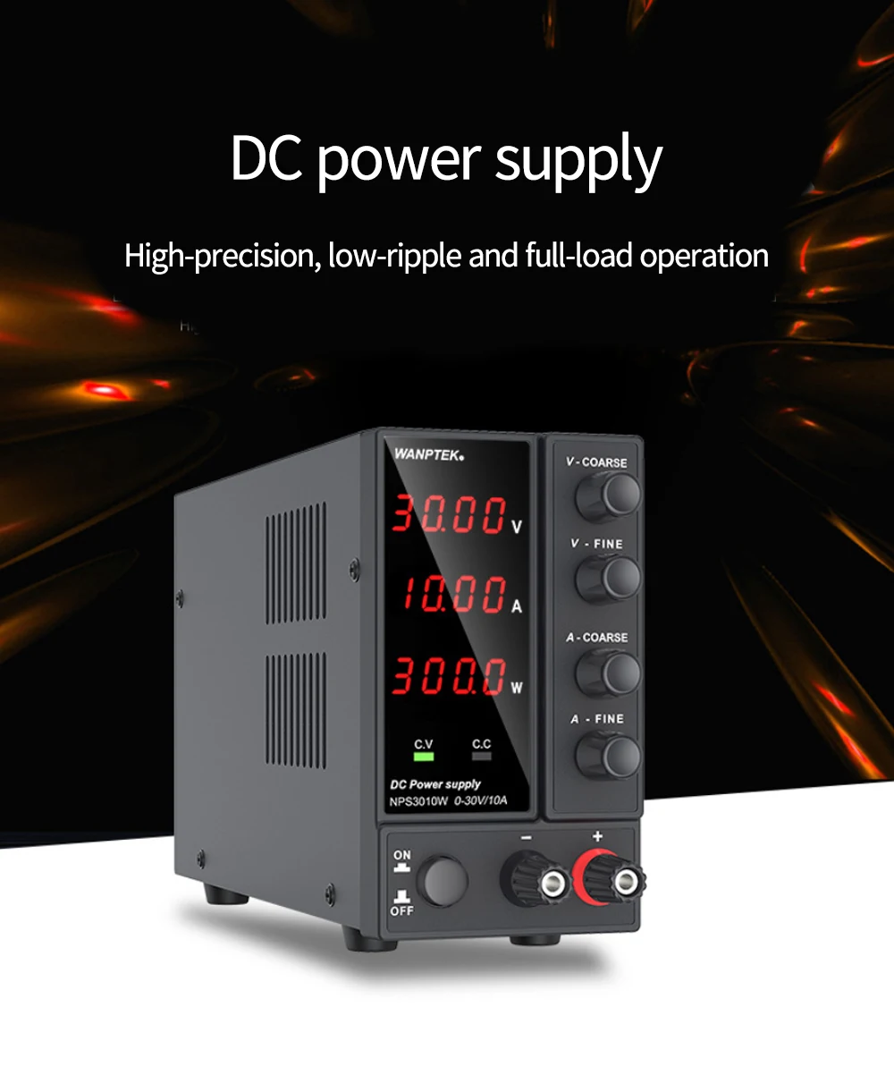 

Adjustable 60V 5A DC Power Supply Voltage Regulator Switch LED Lab Bench Source 30v 10a Variable Power Supply NPS3010W