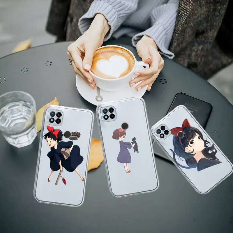 

Kiki's Delivery Service manga anime Phone Case Transparent for Xiaomi redmi note 5 7 8 9 10 11 t S A lite pro high quality funda