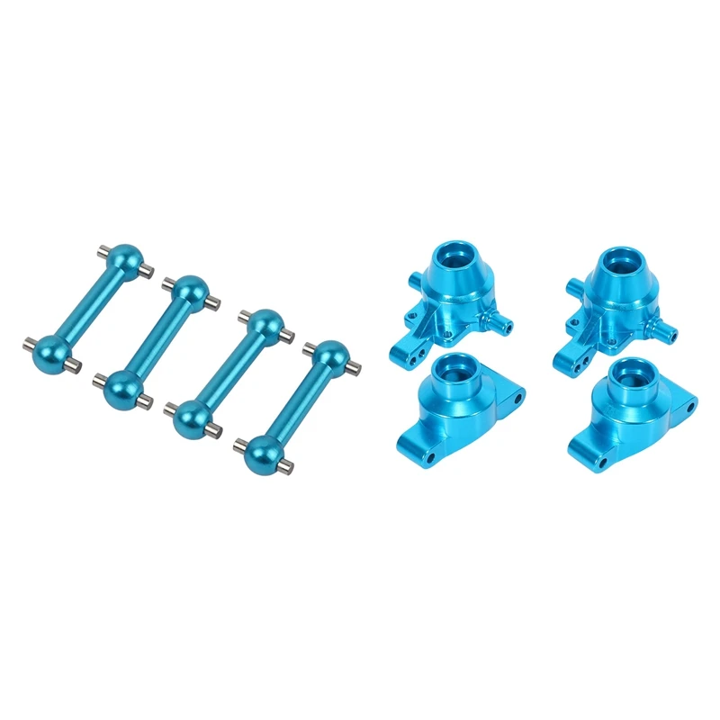 

1Set Front Rear Knuckle Arm Steering Cup Upright Hub Carrier & 4Pcs For Tamiya TT-01 TT01E TT02 Dog Bone Drive Shaft Kit
