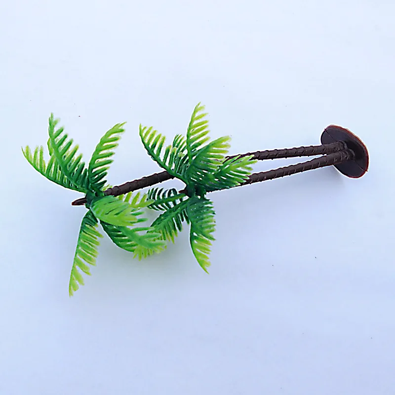 Пластиковая имитация кокосовой пальмы миниатюрные растения в горшках аквариум