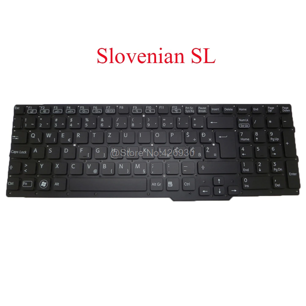 Ноутбук SL TR CZ клавиатура для SONY VAIO SVS15 149015561SI 149066011TR 149065911CZ Турецкий Чешский