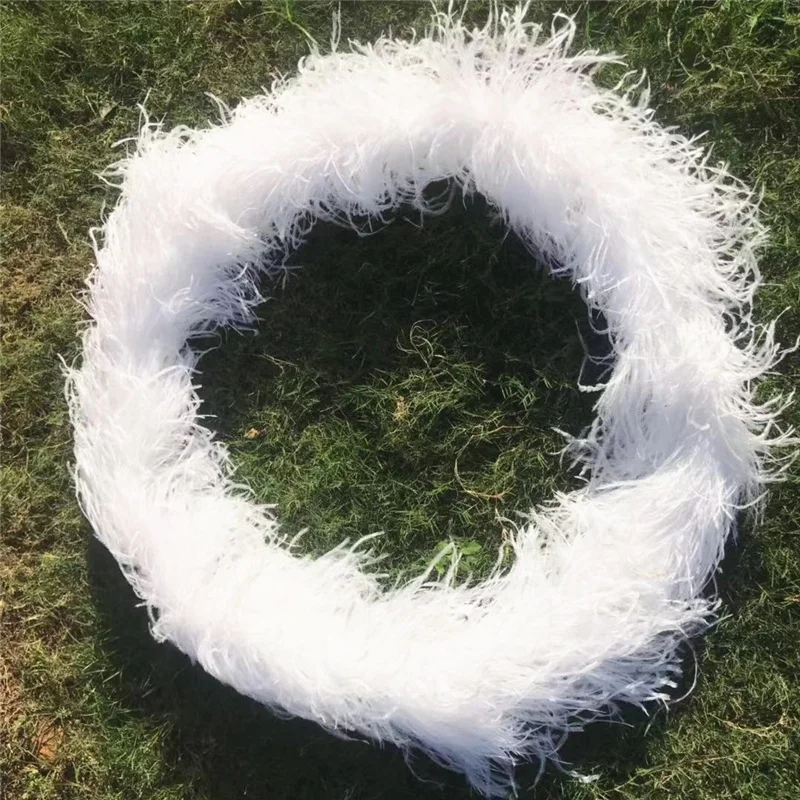 10ply страусовый мех боа Толстая ширина 28-30 см страусиные перья для ремесел полосы DIY Свадебные украшения вечерние танцы Мода Плюм