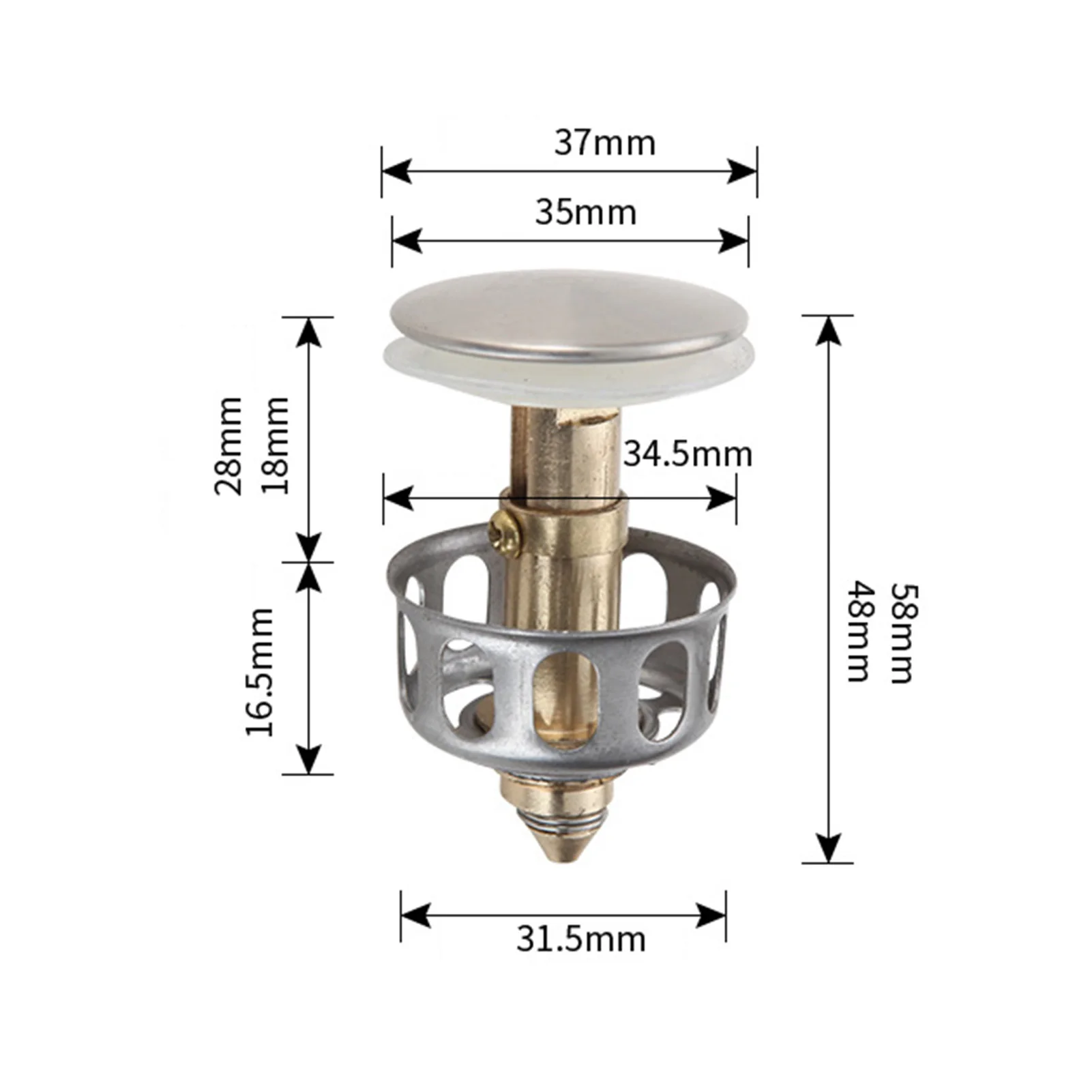 

2020 Universal Bounce Bathroom Floor Drain Hose Shower Sink Basin Strainer Accessory Bathroom Supply Fine Workmanship
