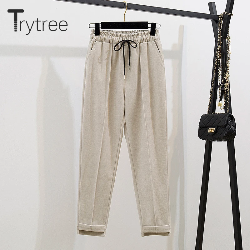 Trytree осенне зимний комплект из двух предметов Повседневный трикотажный