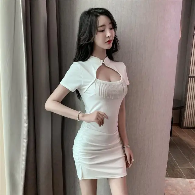 

Summer Women's Retro Hollow Sheath Mini Skirt Dress Short Skirt Party Mini Skirt