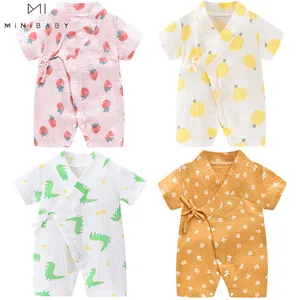 Комбинезон для новорожденных, 1 шт., для девочек, из органического хлопка, одежда для мальчиков младенцев