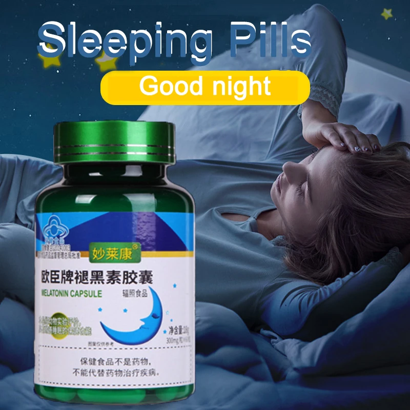 

Sleeping Pills Strength Melatonin Help Improve Sleep Night Time Aid Fast Dissolve Dietary Supplement Promotes Relaxation Health