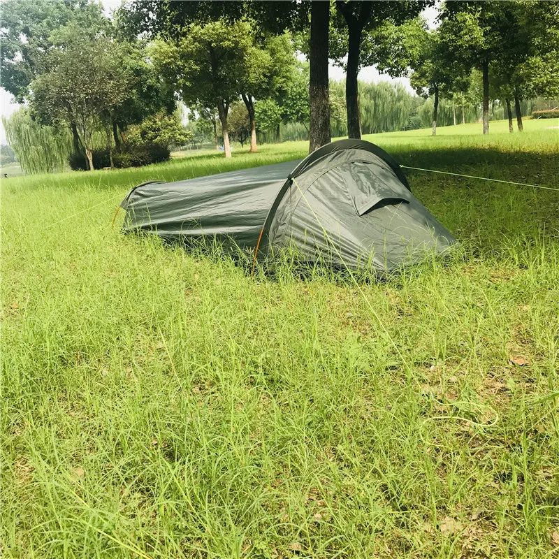 WJ открытый Bivy Сверхлегкий один человек альпинизмом палатка 1 человек водонепроницаемый легко установить Кемпинг Bivvy Пешие прогулки