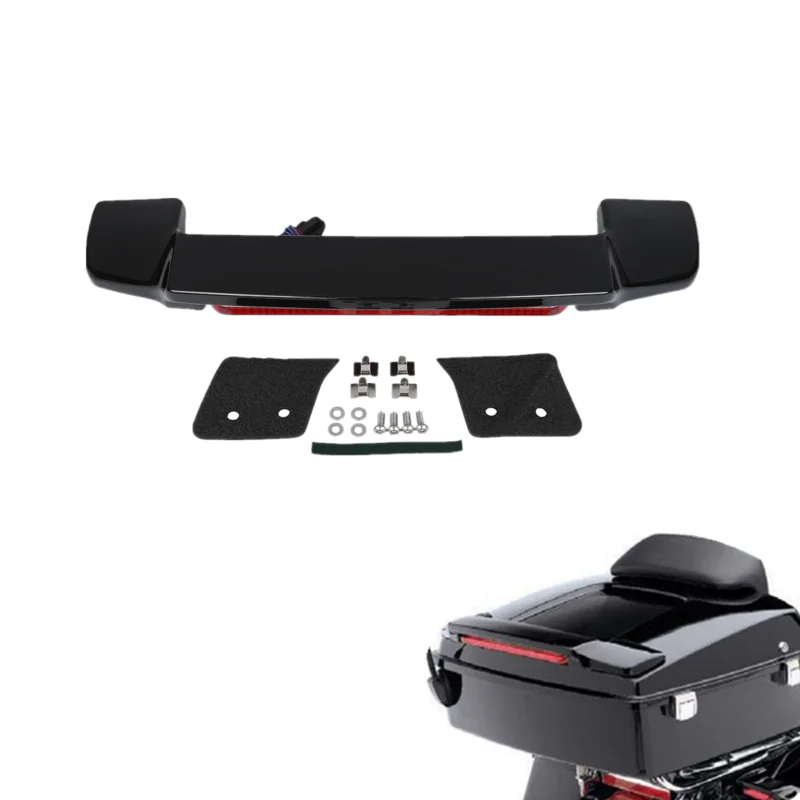 Мотоцикл светодиодный задний багажник спойлер на фонарь для Харли Тур Пак Touring King