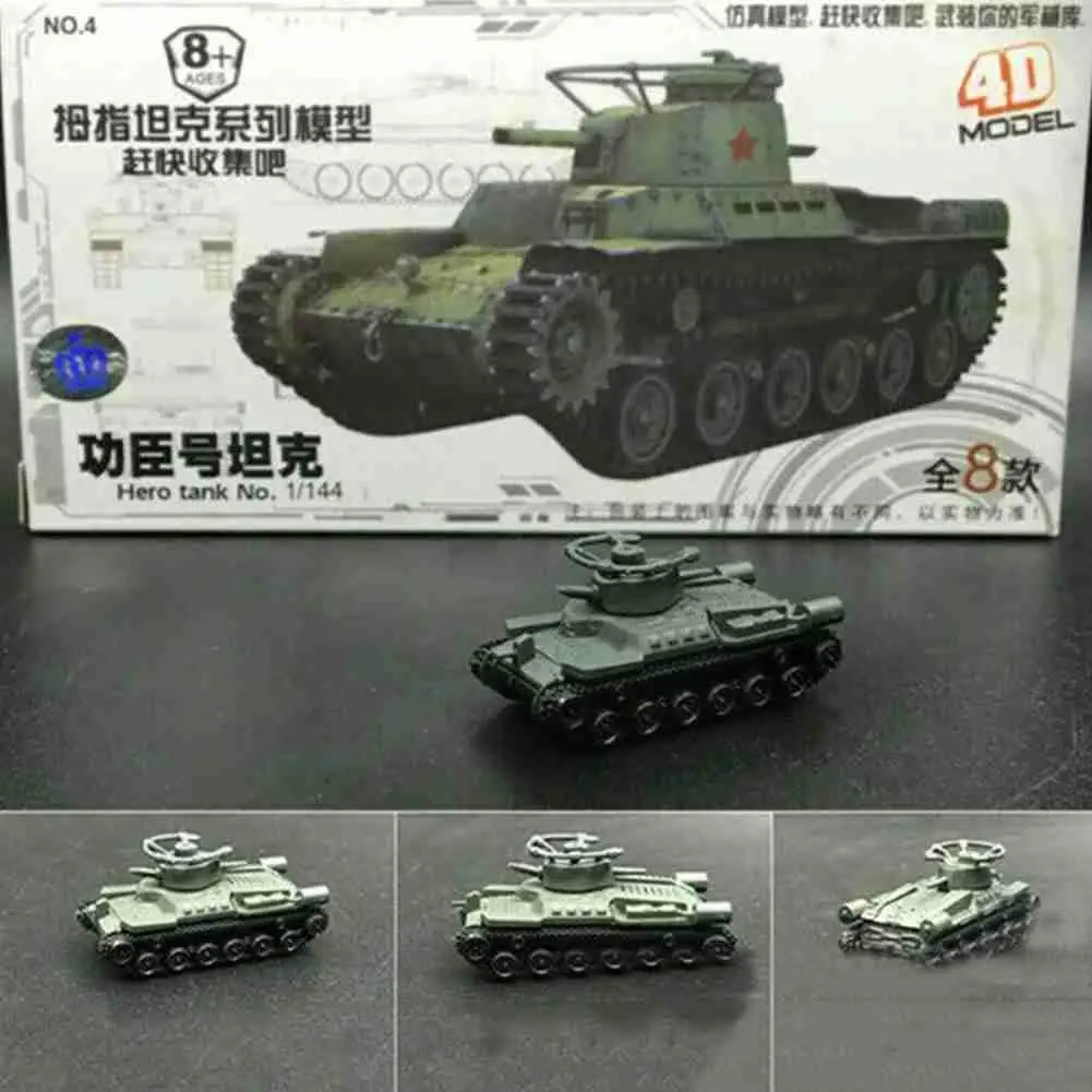 Фото Модель танка Panzerkampfwagen T-34/85 масштаба 1/144 для сборки 4D в комплекте с строительными кирпичами военных действий армии AMX-30MAIN D9X7 Модель танка Panzerkampfwagen T-34/85 масштаба 1/144 для сборки 4D в комплекте с строительными кирпичами военных действий армии AMX-30MAIN D9X7