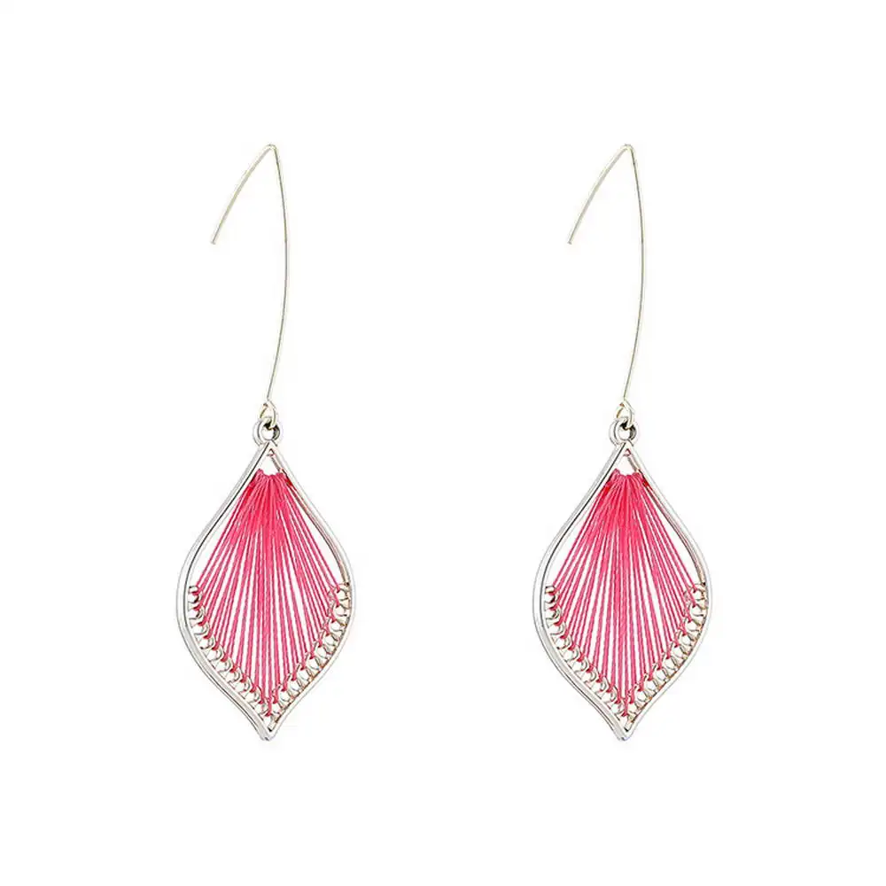 

Teardrop Lace Leaf Shape Drop Earrings for Women Lace Earrings