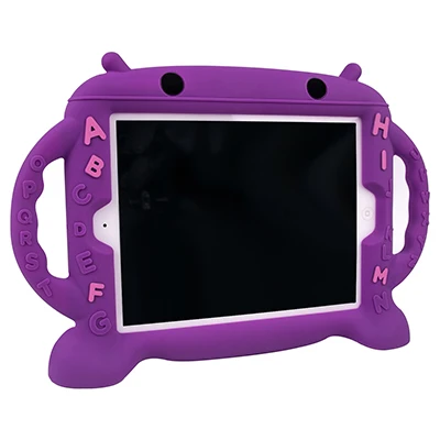 5411PR CHINFAI ребенок силиконовый чехол для iPad 4 противоударный чехол для iPad 2 мультфильм безопасный моющийся чехол для iPad 2/3/4 9,7 ''с автомобиля ремень - Цвет: 5411PR