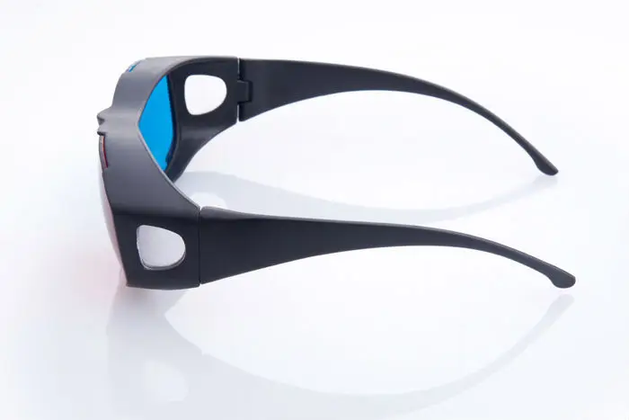 

NEW Fashion Universal type 3D glasses/Red Blue Cyan 3D glasses Anaglyph 3D Plastic glasses for PC