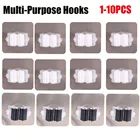 Универсальные крючки, настенный держатель для швабры, настенная вешалка для щетки, метлы, крючок для кухни, ванной, водонепроницаемый настенный крючок, самоклеящийся