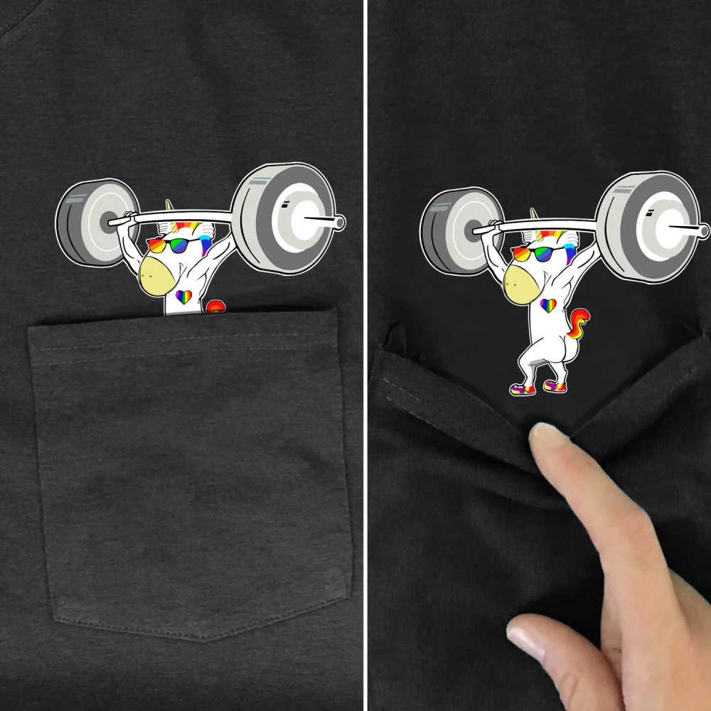 

CLOOCL Black Cotton Pocket T-Shirt Fashion Brand Summer Pocket Sheep Printed T-shirt Funny Cotton Tee Tops Drop Shipping