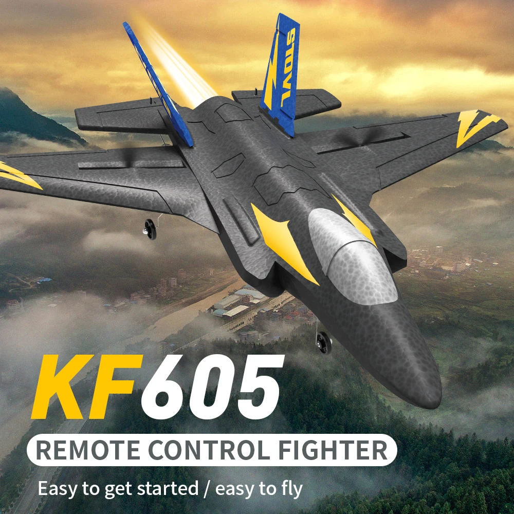 KF605 Rc Plane Airplane Rc Fixed Wing Drone 4Ch 2.4G Remote Control Epp Foam Glider Backflip Sling Shot Aircraft Toys for Boys enlarge