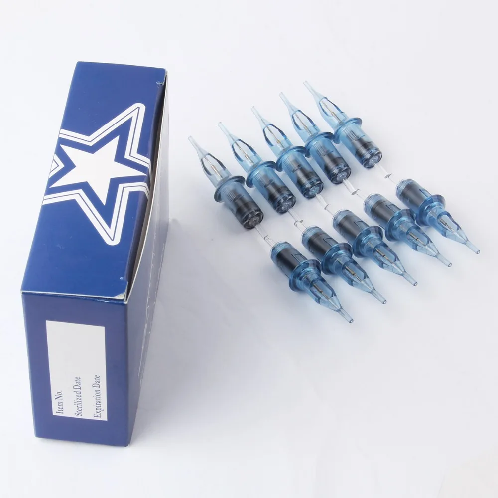 Картридж с тату иглой 10 игл RL M1 RM профессиональный одноразовый полуперманентный