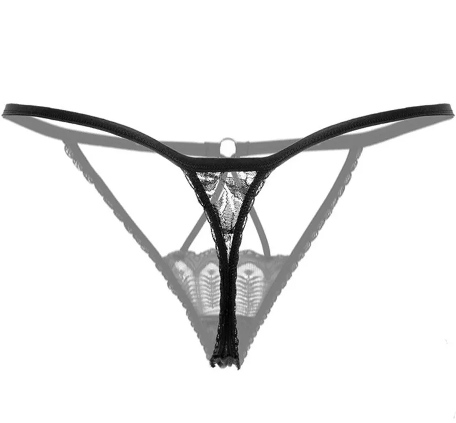 Романтические полые бесшовные трусики стринги во французском стиле женское