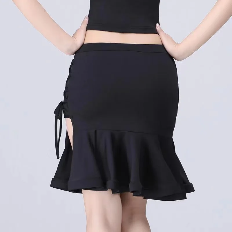 Юбка женская для латиноамериканских танцев пикантный дизайнерский костюм на