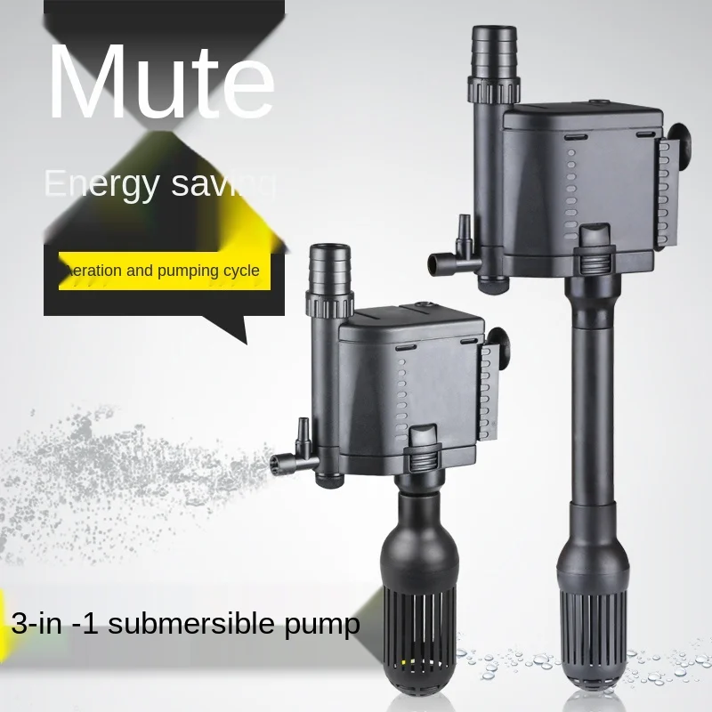 Аквариум 3 в 1 погружной насос фильтр тихий аквариумный с аэрацией аксессуары |