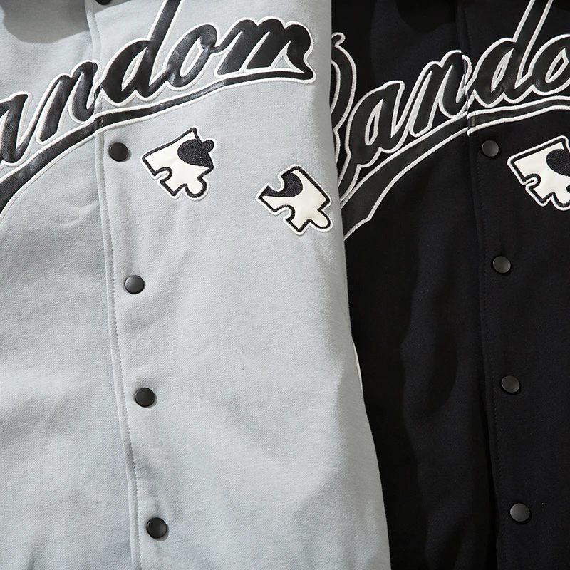 Куртка мужская в стиле Харадзюку Модный повседневный бейсбольный Бомбер с