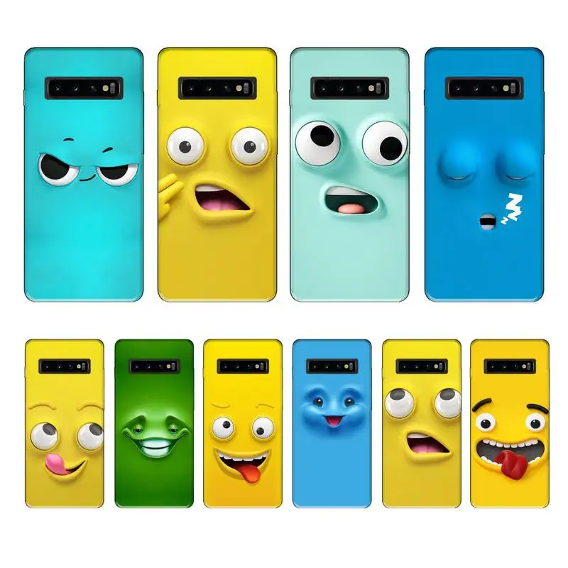 Милый чехол с эмотиконами для samsung galaxy A10 A20 A30S A40 A50 A51 A70 A71 note 8 9 10 | Мобильные