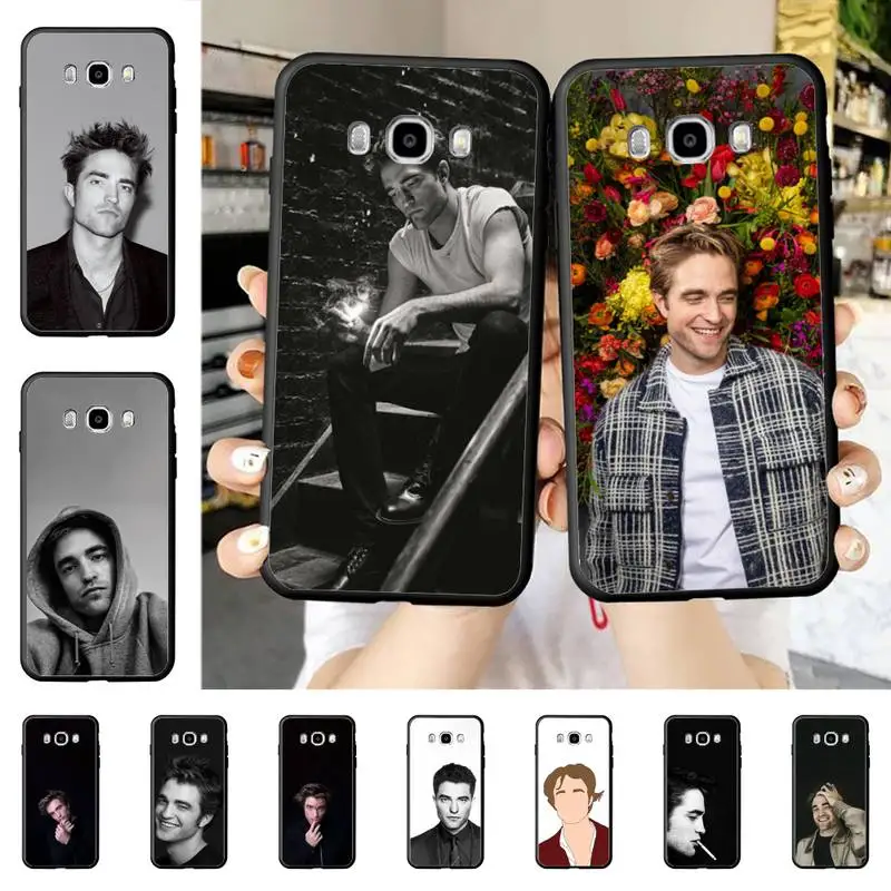 

Yinuoda Robert Pattinson Phone Case for Samsung J 2 3 4 5 6 7 8 prime plus 2018 2017 2016 core