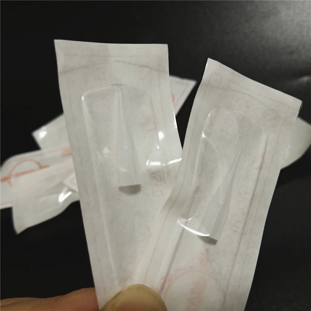 

100 pcs 3RL permanent makeup pinpoint eyebrow tattoo needle caps for sun and big sun G-8650 G-9740 tattoo machine