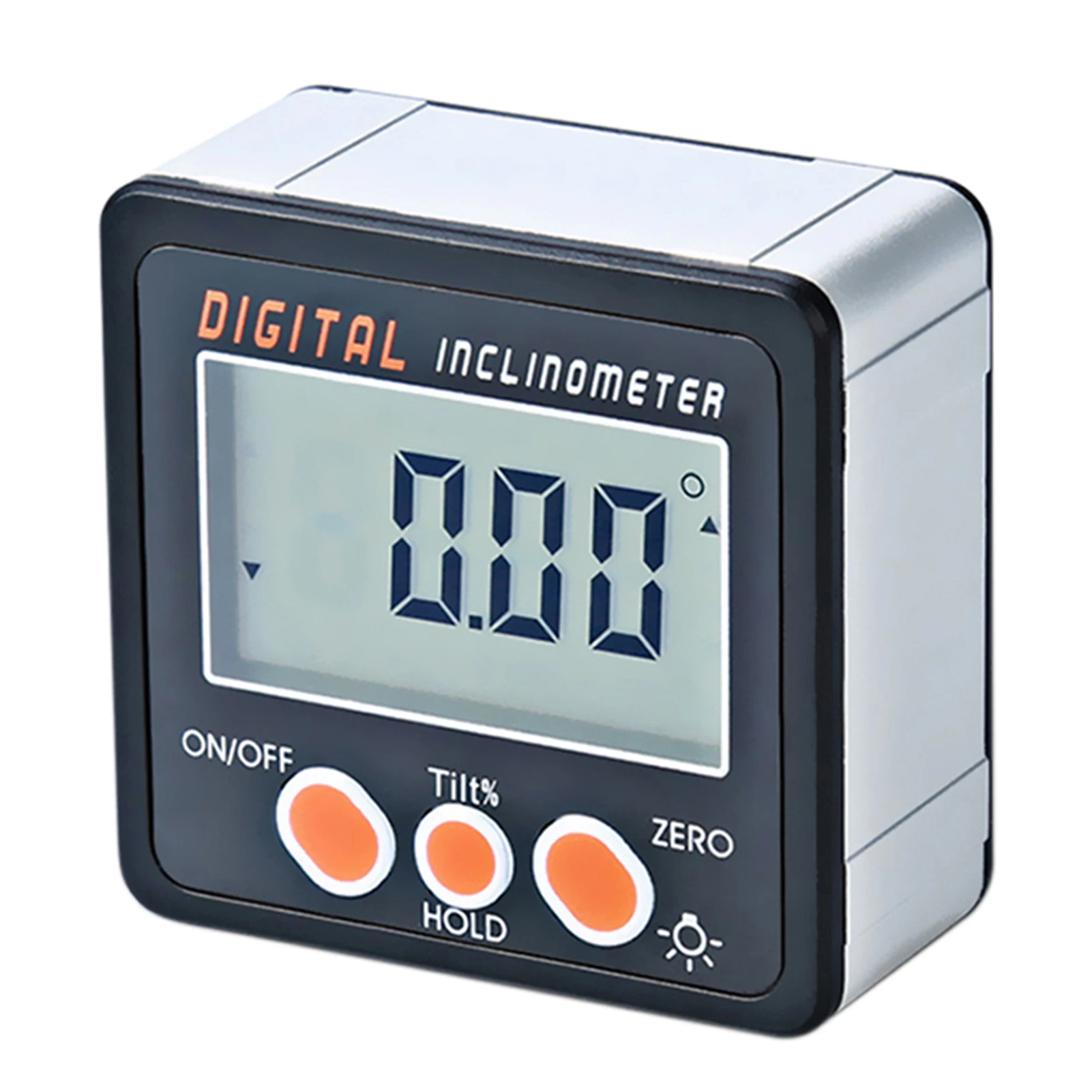 

Digital Inclinometer 0-360 Electronic Protractor Aluminum Alloy Shell Digital Bevel Box Angle Gauge Meter Magnets Base