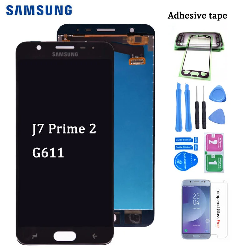Оригинальный Для Samsung Galaxy J7 Prime 2 2018 G611 ЖК дисплей дигитайзер сенсорный экран