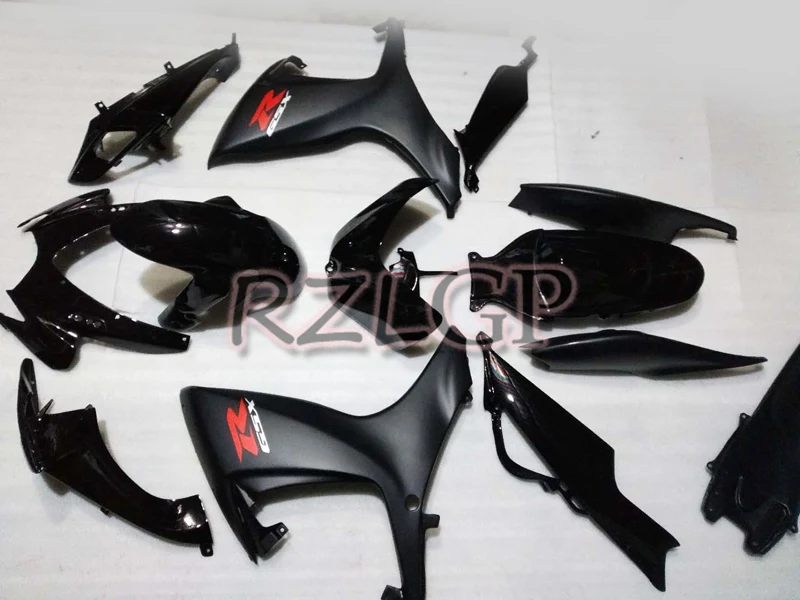 

Fairing kits for SUZUKI 06 07 GSXR600 GSXR750 2006 2007 GSXR 600 750 K6 K7 fairings GSX-R600 06 07 Injection Mold Matt Black W23