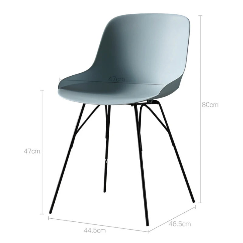 

Custom Dining Chairs for The Kitchen Nordic Dining Chair Iron Art Home Modern Minimalist Makeup Ins Backrest Creative Desk Chair
