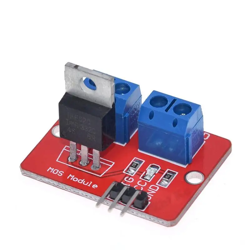 Модуль привода IRF520 0-24 В верхняя кнопка Mosfet драйвер MOS модуль для Arduino MCU ARM Raspberry pi |